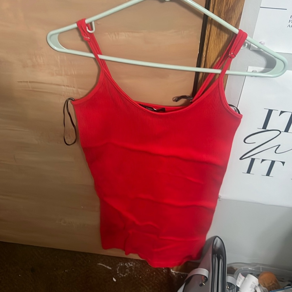 Slim fitting red dress